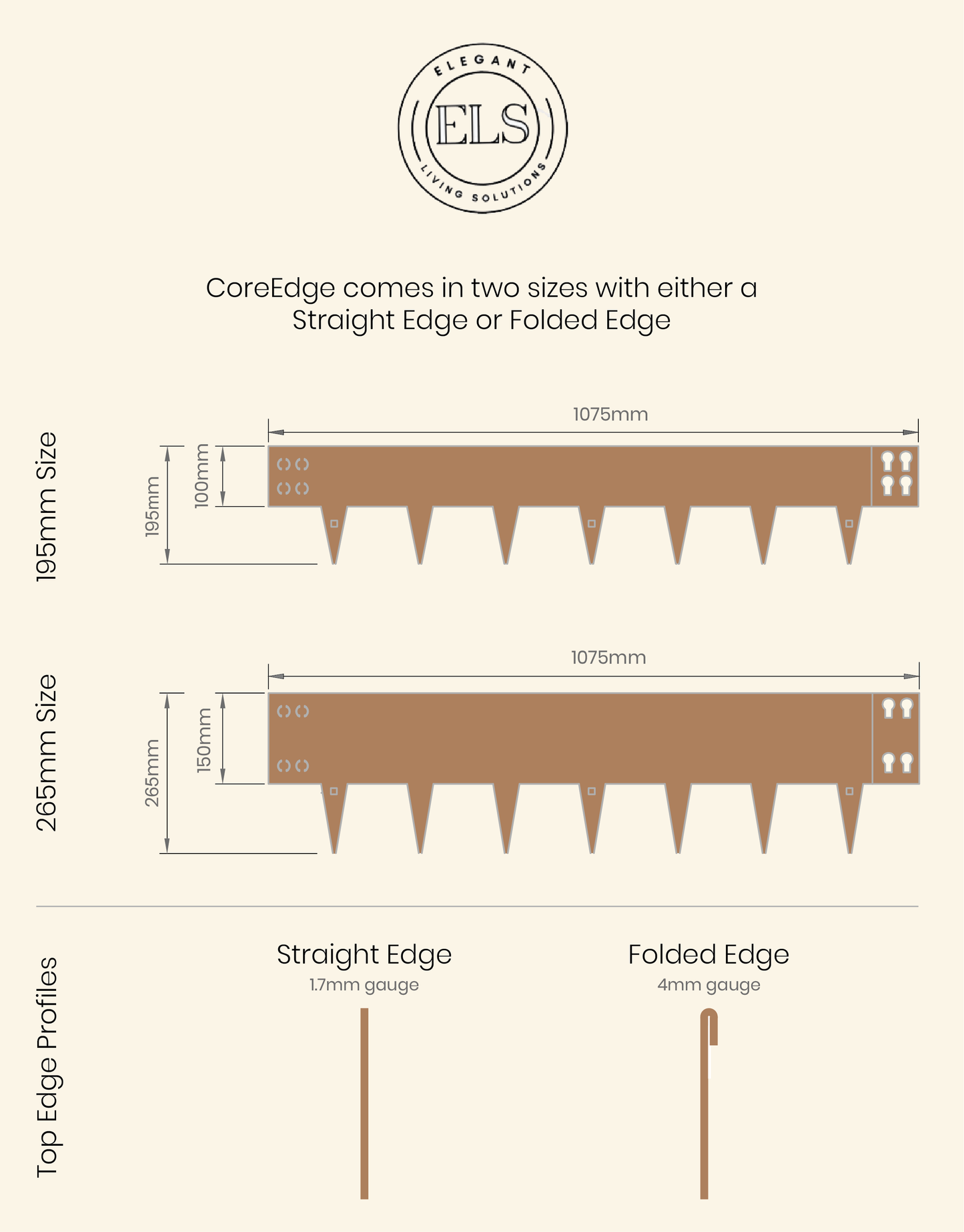 CoreEdge Steel Garden Edging