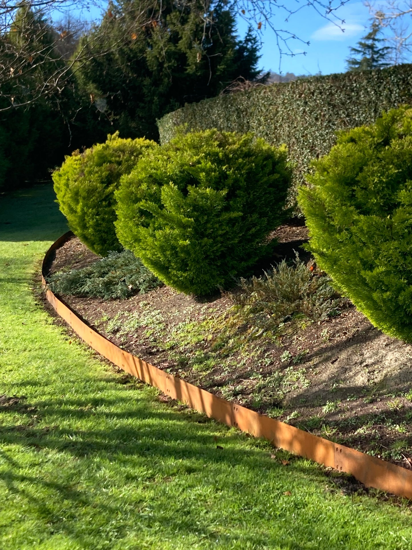 Corten Steel Garden Elegant Edging - price per 1075mm length