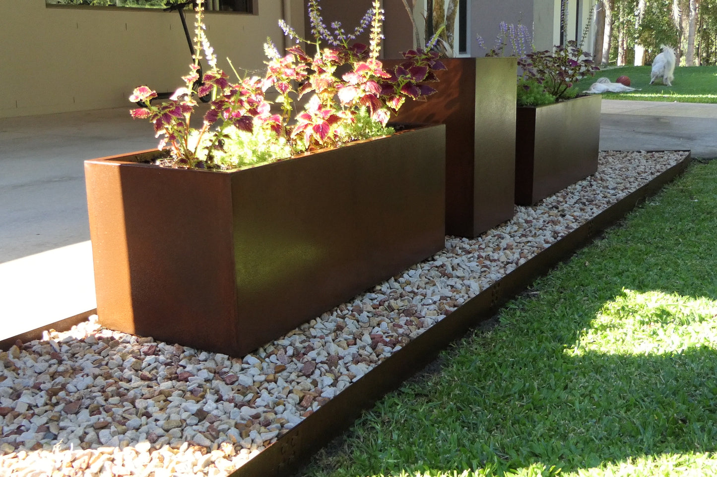 Corten Steel Garden Elegant Edging - price per 1075mm length